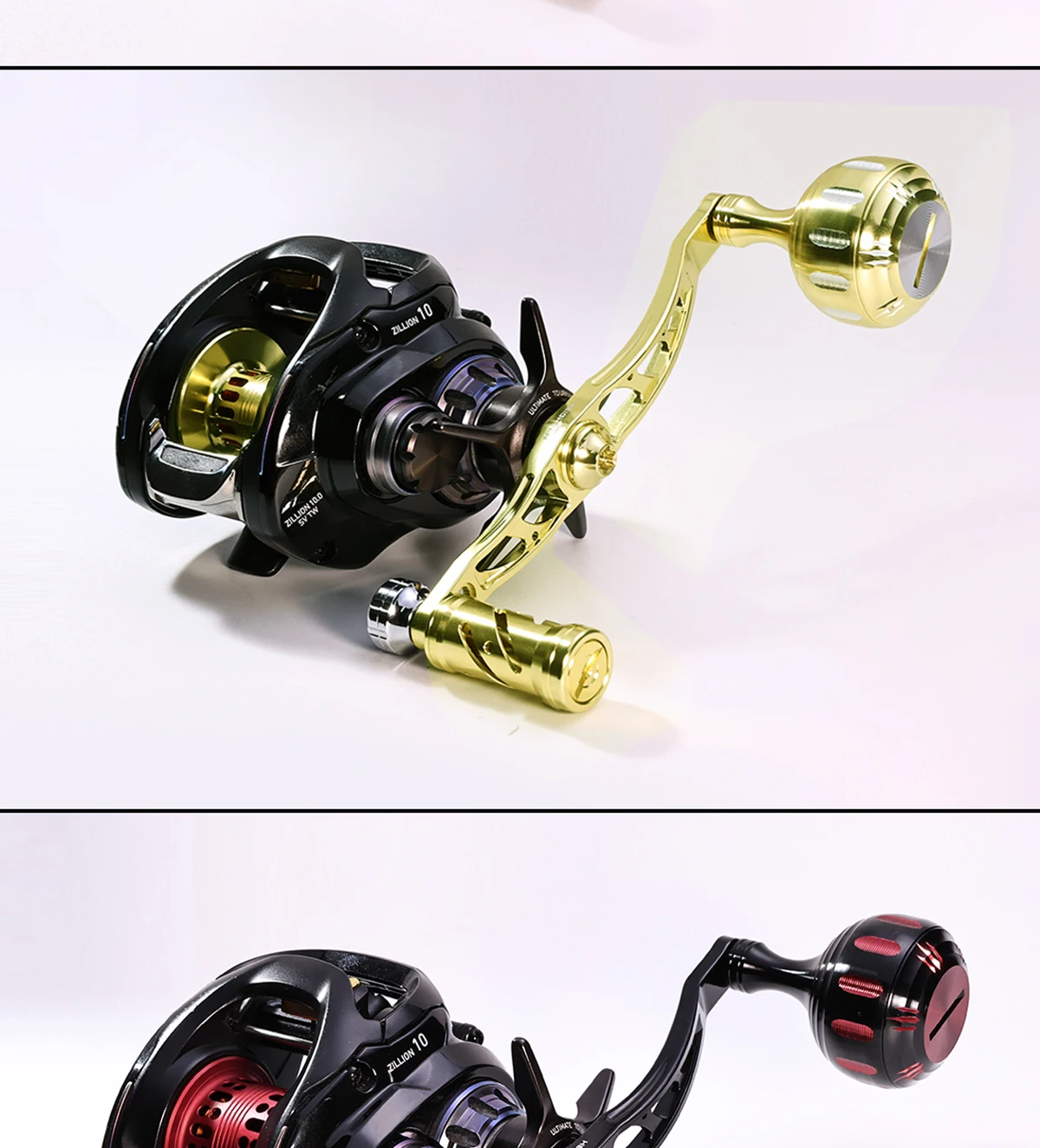 HEIGHTEN Verstellbarer Baitcasting-Rollen-Griff mit Knopf, Multifunktionales DIY-Modifikations-Zubehör für Köder-Angelzubehör – Detail 14