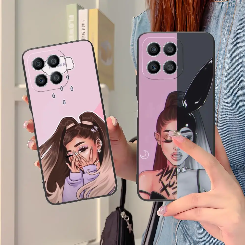 

Чехол Ariana Grande для мобильного телефона Honor 90 80 70 60 50 30 20 10 9 8 7 Pro S SE Lite 5G с цветной печатью, чехол для смартфона