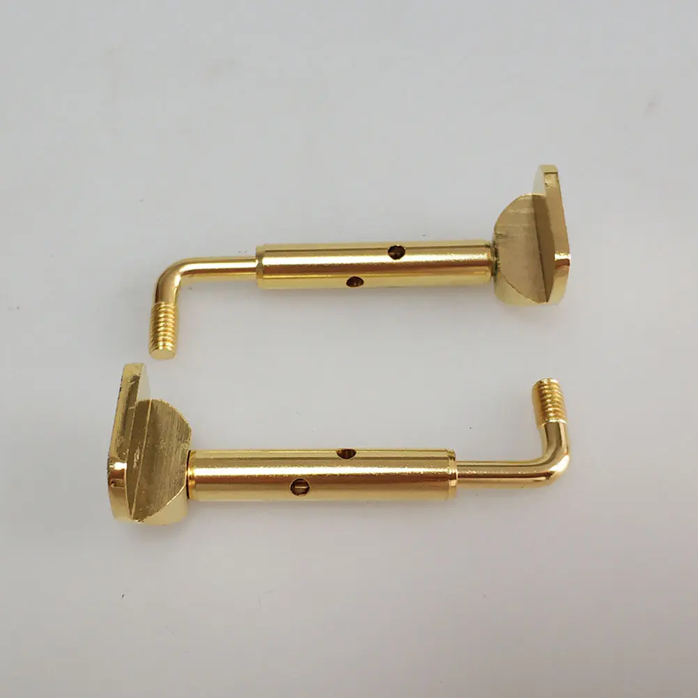2 Pcs Violin Chin Rest 4/4 Musical Instrument Accessories Screws for Helpers Clamp