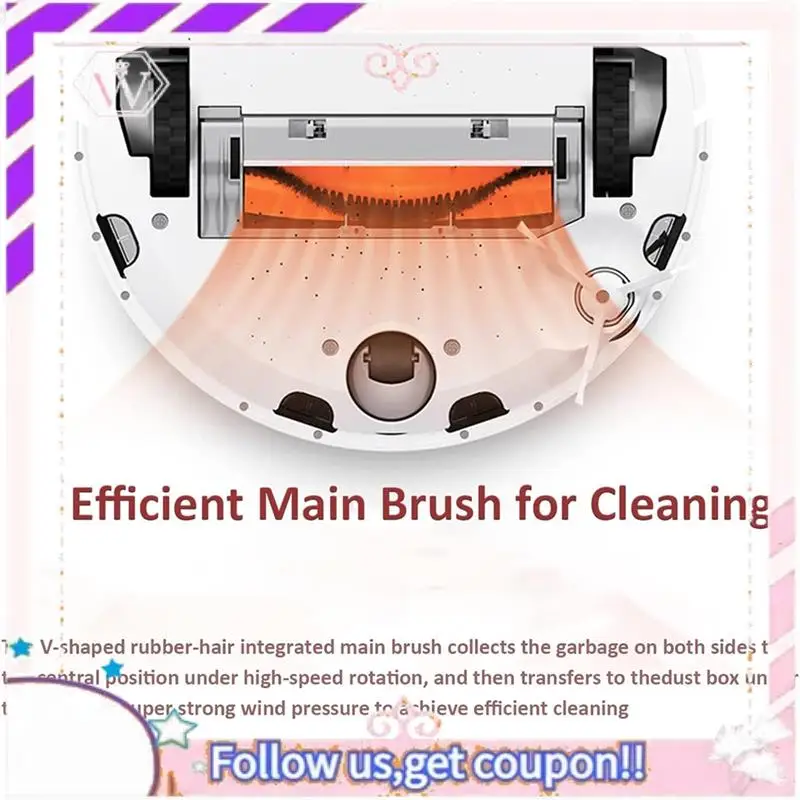 دائم ل Mijia 2C STYTJ03ZHM جهاز آلي لتنظيف الأتربة استبدال أجزاء فرشاة جانبية رئيسية فلتر HEPA ممسحة القماش اكسسوارات عدة