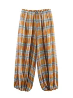 Casual Chic Lantern Pants Women Pants Side Pockets Long Straight Loose Pants Fashion 2026 Spring Printed Trousers - Image 5