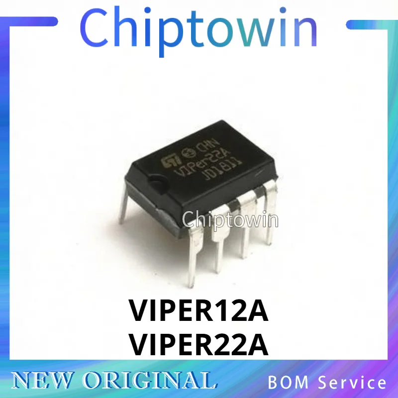 5/50/500 pcs VIPER12A VIPER22A DIP-8 Switching Power IC Original In Stock W7