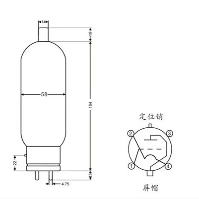 

805 (6N8P 6H8C CV181) PSVANE tube precision matching original authentic