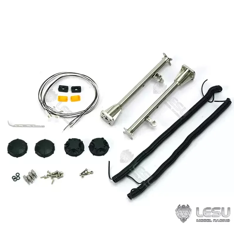 RC 1/14 Metall GPS 3V Positionsleuchtenkabel für Tamiya Hydraulikbagger, Lader, Muldenkipper, für MAN VOLVO Anhänger, Kipper, DIY-Teile – Detail 5