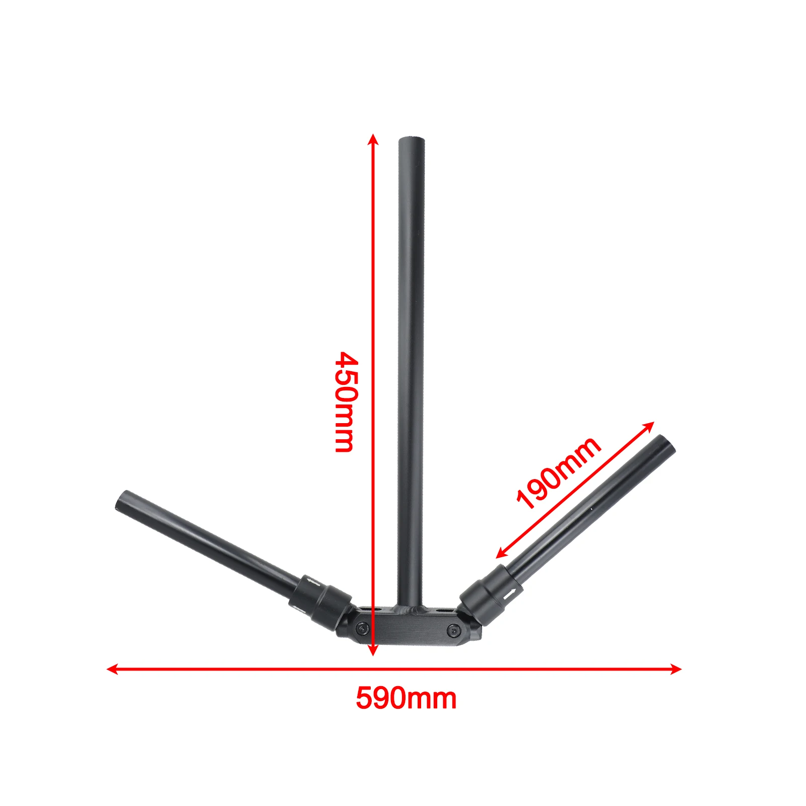 

1 комплект, 10-дюймовый складной руль для самоката, ручка для электрического скутера Kugoo, Т-образный металлический руль, аксессуары для скутера