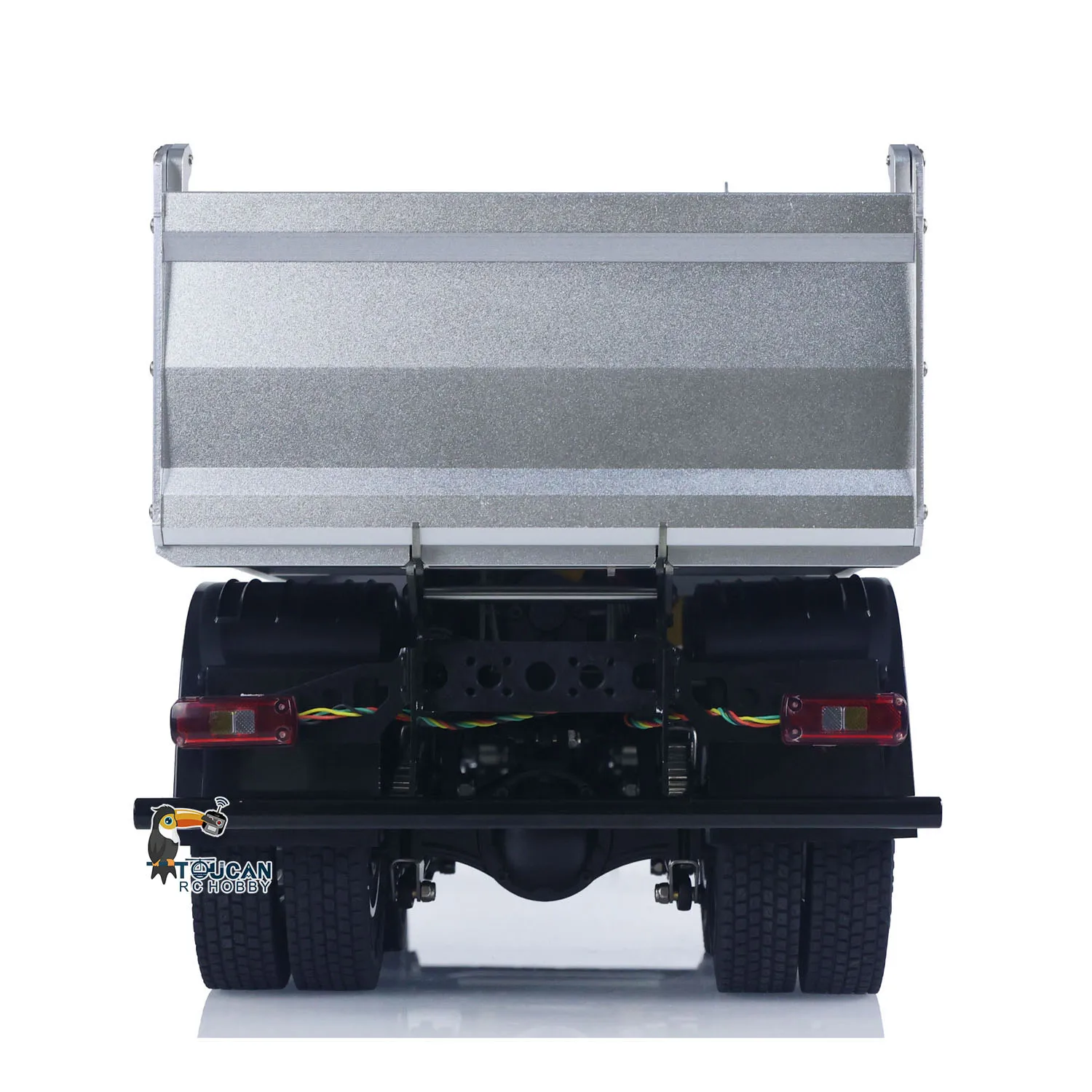 1/14 DoubleE E015 001 RC Autocarro con cassone ribaltabile RTR 6X4 Sollevamento elettrico RC ribaltabile VO Alberi di trasmissione in metallo Telaio Modello di veicolo per ragazzi