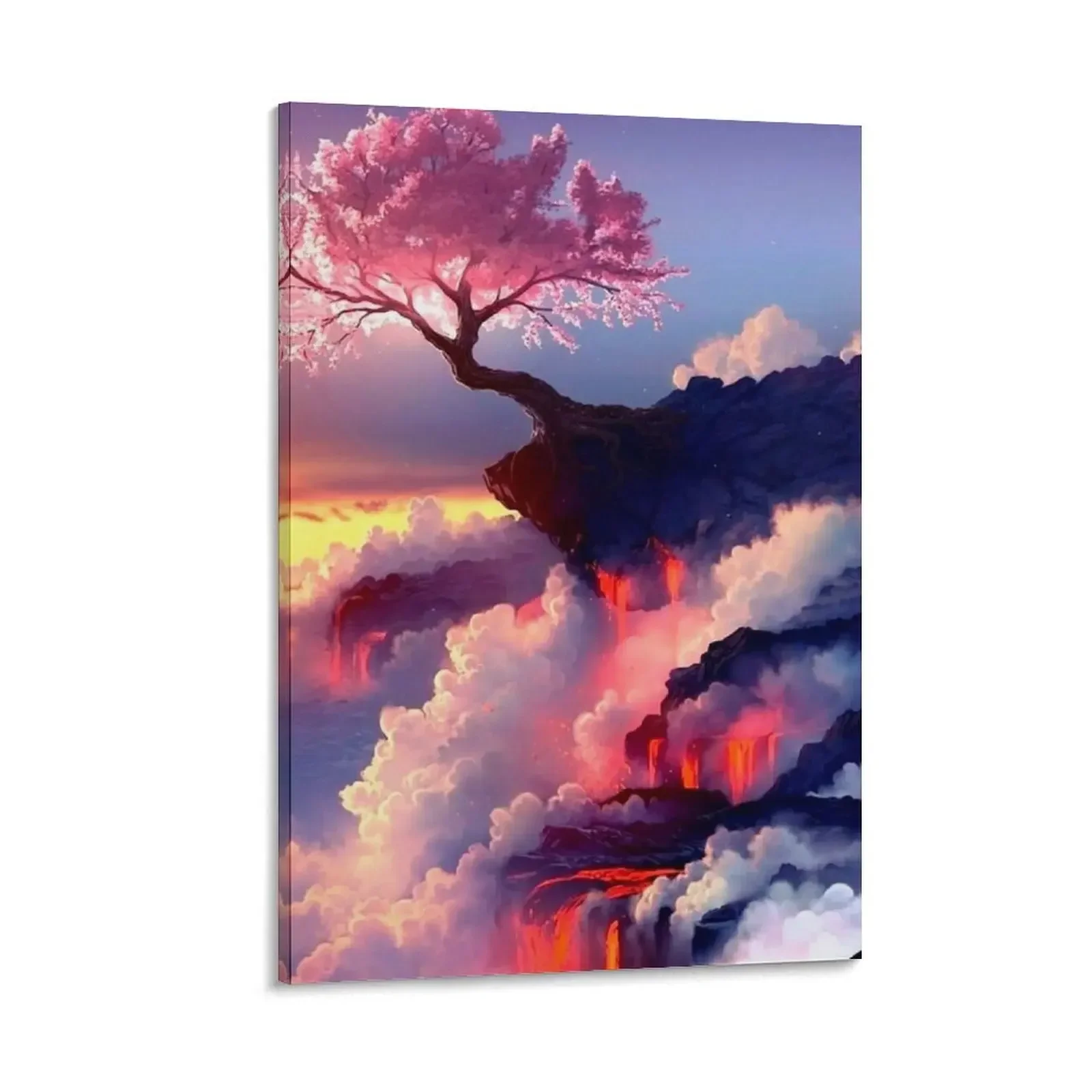 

Anime Fantasy Cherry Tree Canvas Painting anime room decor bedrooms decorations korean room decor bedroom decor