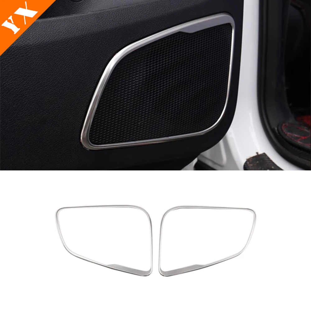 For Changan Oshan x7 plus 2024 2025 Accessories Stainless Car Door Horn Bright Frame Interior Door Panel Horn Decoration Sticker