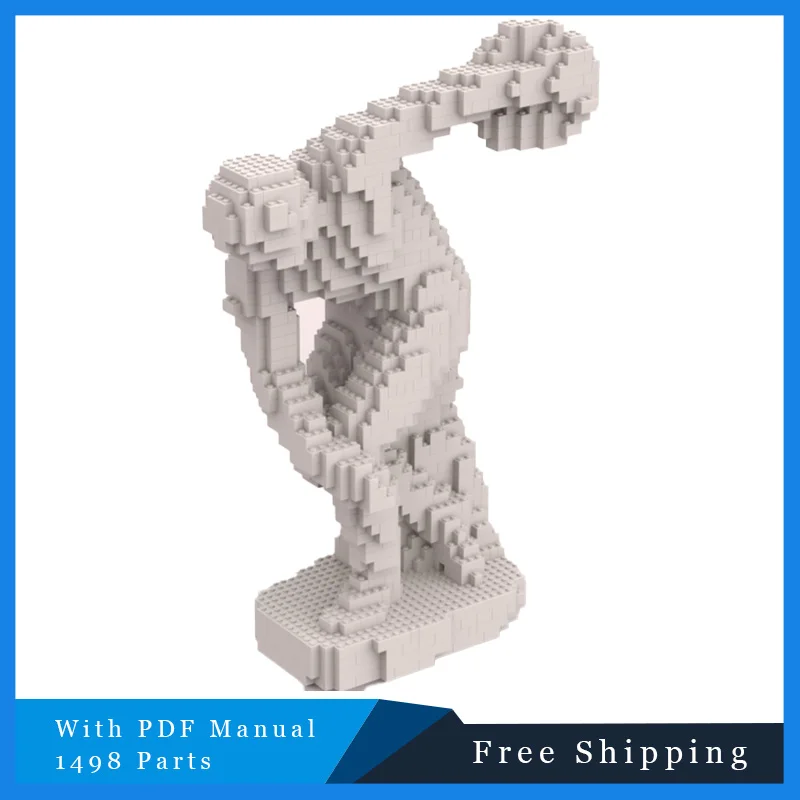 1498 PCS Famous Character Posture Modular MOC Creative Building Blocks Model DIY Assembly Adult Toy Birthday Christmas Gift 2025