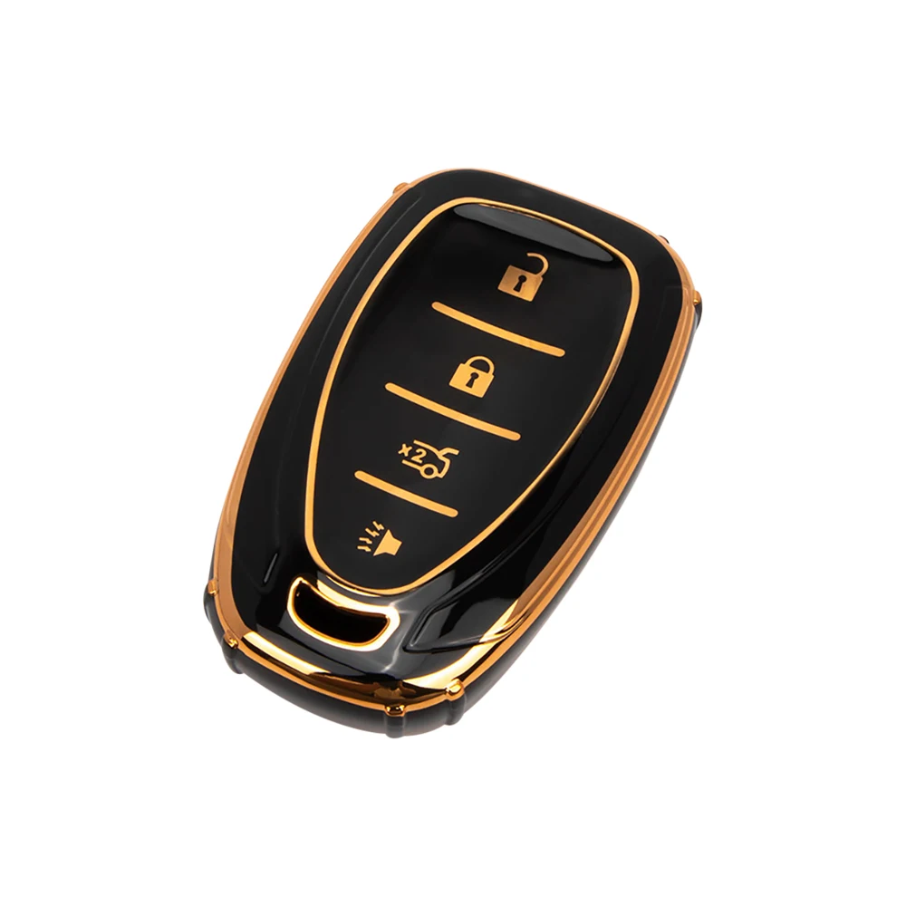 4 5Button TPU Car Key Case Cover For Chevrolet Chevy Malibu Camaro Cruze Traverse Spark Equinox Sonic Volt Protect Shell