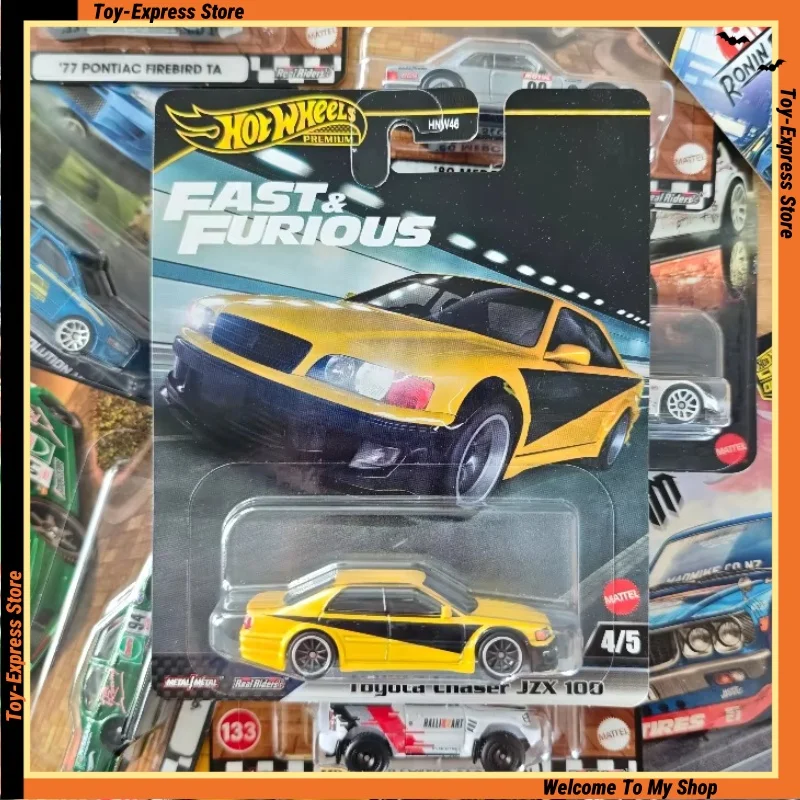 

Hot Wheels 2025 Premium Fast & Furious Hotwheels 2025 1/64 Car Model Toyota Chaser JZX 100 Collectible Vehicle Boy Kids Toys