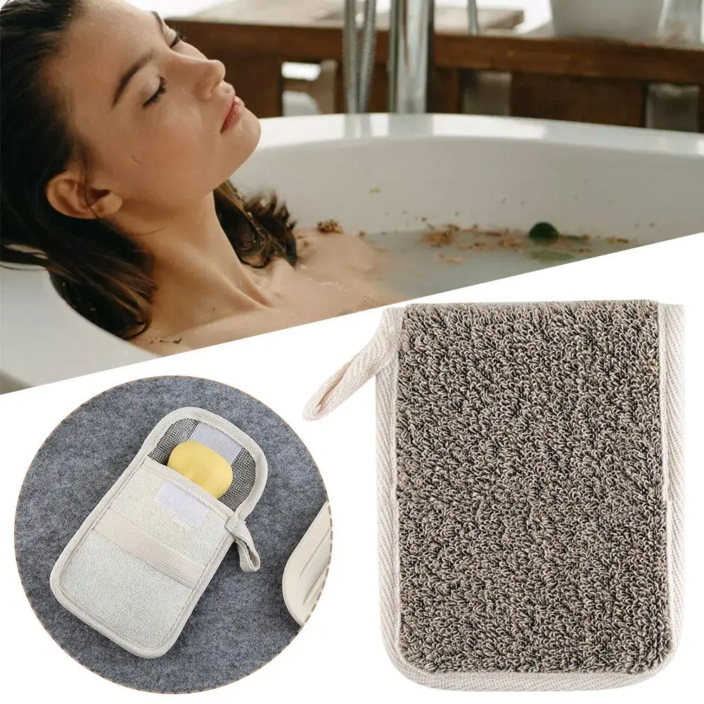 1 Stuks Zeep Opbergzak Bar Zeep Saver Tas Douche Exfoliëren Voor Het Wassen Van Huid Zakje Staven Y3d7