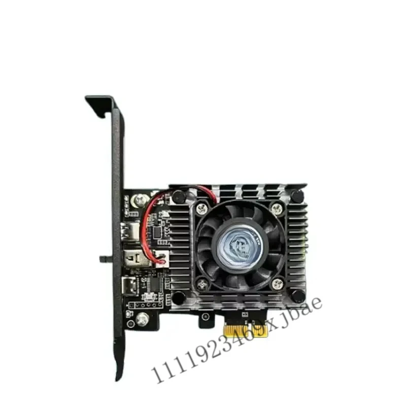 High Speed FPGA DMA Data Capture Development Board 300MB/s Transmission Rate PCIe+USB-C Dual Interface Programmable Mainboard