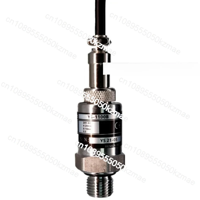 

Pressure Sensor - 2-Point Pressure Transmitter for Water Pumps and Screw Machines, Stainless Steel Diaphragm