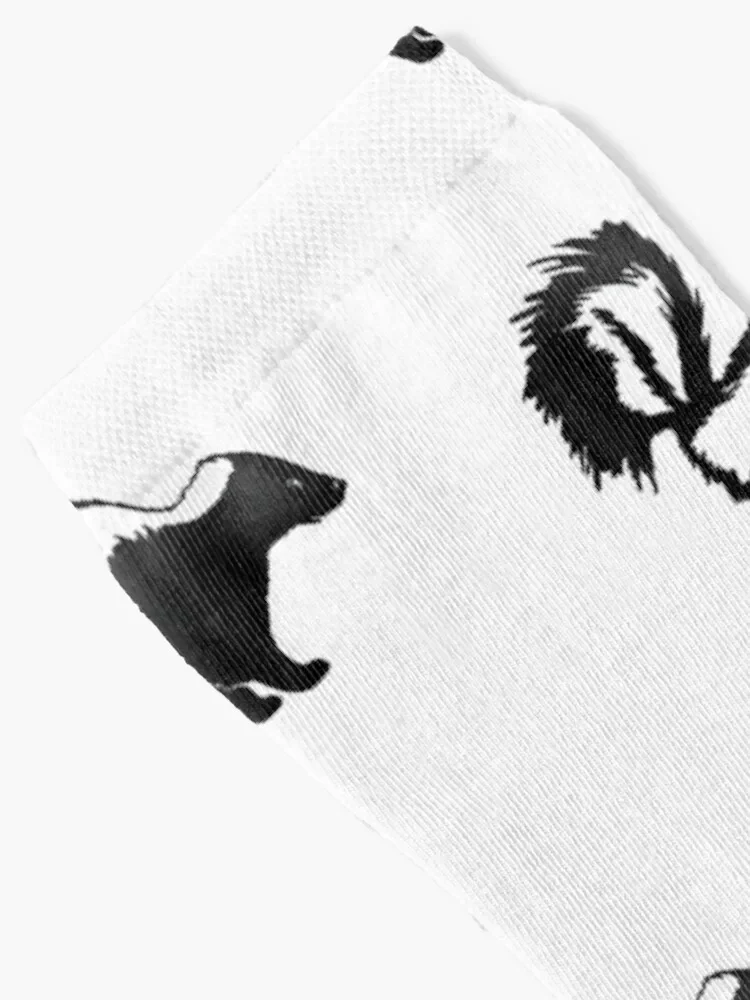 Skunk Animal Socks custom basketball ankle Ladies Socks Men's