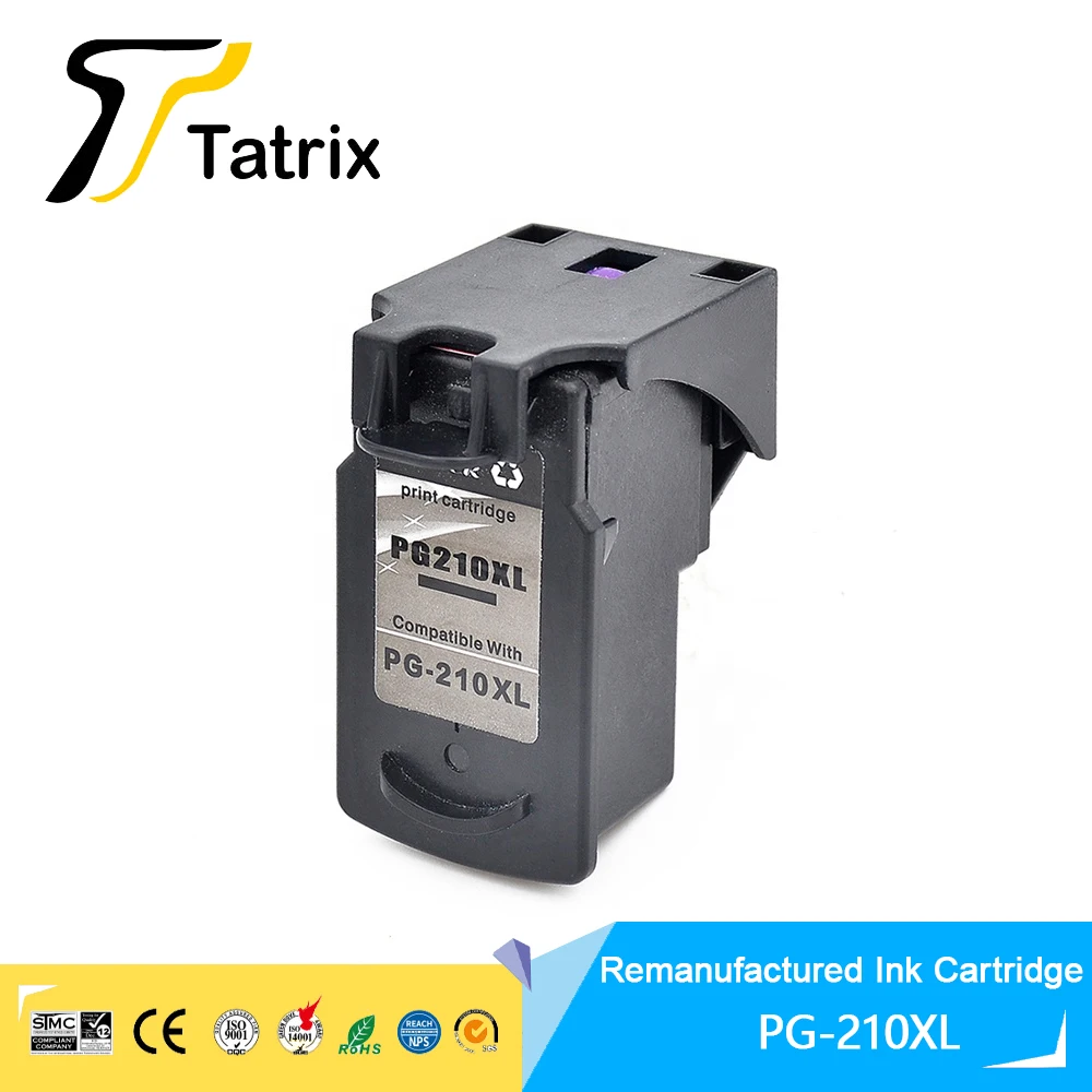 Tatrix 210 210XL PG210 CL-211 CL211 CL 211 211XL Premium Black Remanufactured Color Ink Cartridge for Canon Pimxa MX360 MP 280