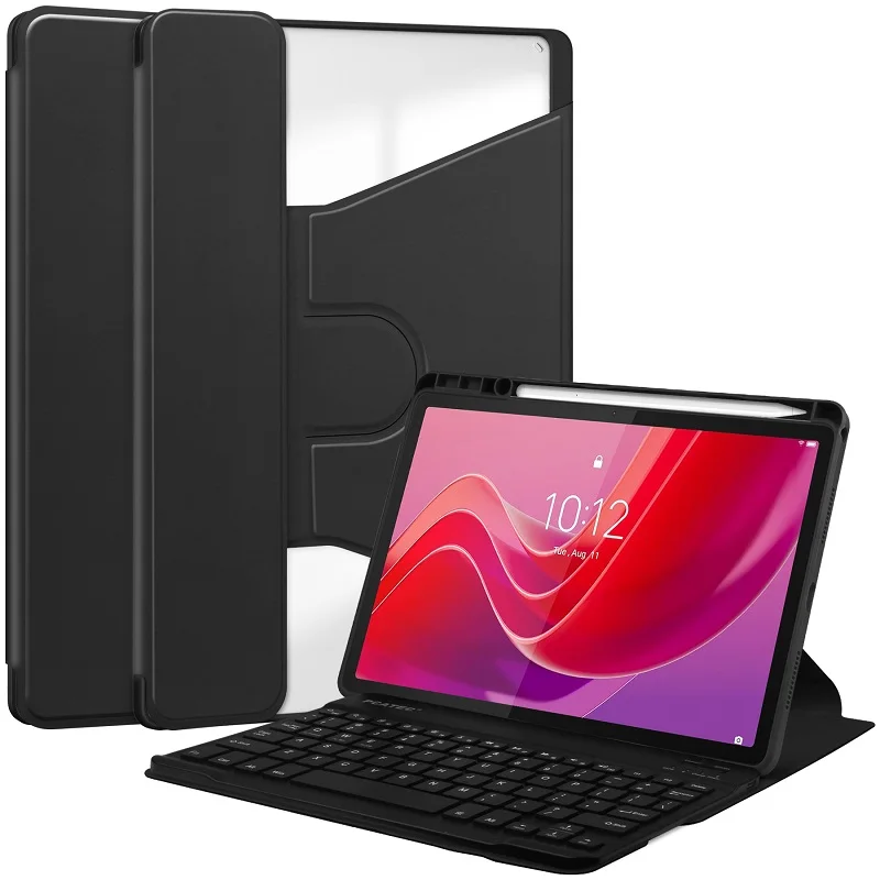 Smart Cover for Lenovo Tab M11 TB-330FU TB-331FC Case Xiaoxin Pad 2024 11 inch Wireless Keyboard funda withe pencil Holder Stand