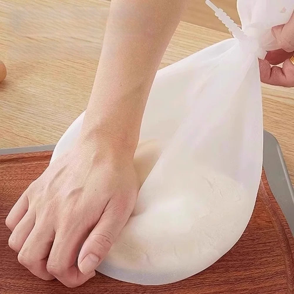 Food-Grade Silicone Dough Kneading Bag Silicone Kneading Dough Bag Flour Mixer Bag Versatile Dough Mixer For Bread Pastry Pizza