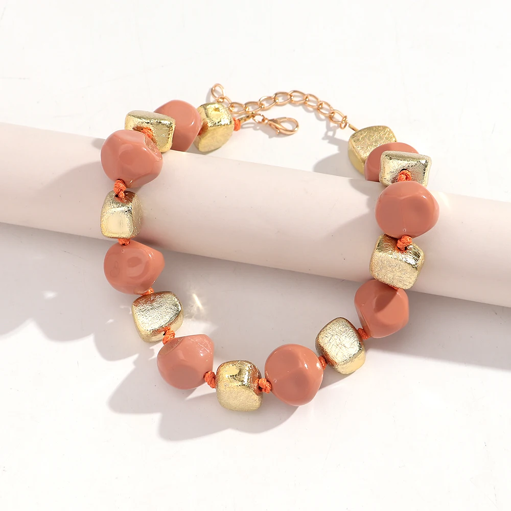 Modische Unregelmäßige Perlen Handgeknüpfte Choker-Halskette für Frauen Neue Geometrische Perlenkette 2026 Herbst Winter Schmuck – Detail 10