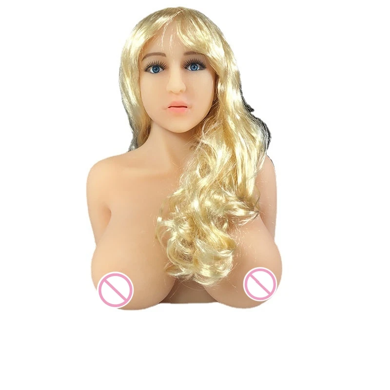 Male Masturbator Sexy Boby Sex Toy Women Headl for Man Realistic Sex Female Breast Male Stroker Likelife Love toys Sex Doll 8kg image 4