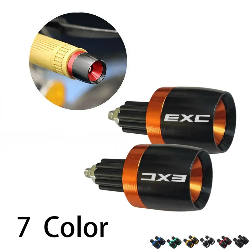 

Мотоциклетные CNC-наконечники руля для EXC 125 200 250 300 400 450 500, заглушки руля, аксессуары