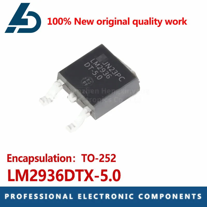 

LM2936DTX-5.0 package TO-252 5V 50MA linear regulator