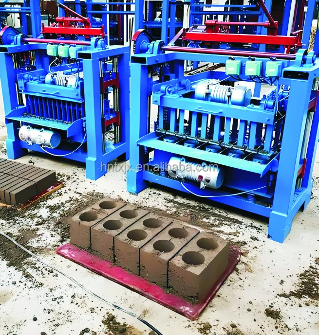 Efficient 220V Baking-Free Hollow Brick Making Machine Cement Concrete Block Perforated Brick Mold for Production Line