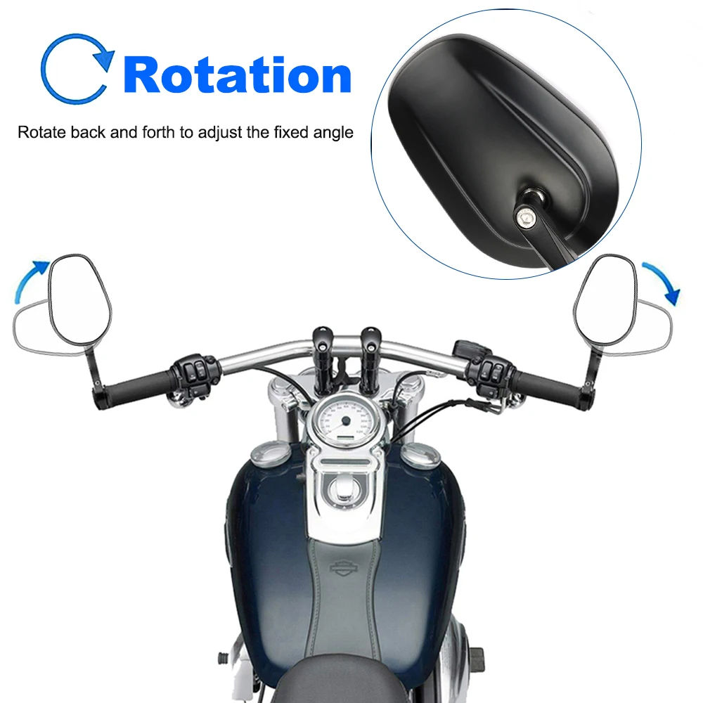 

Зеркало для мотоцикла, боковые зеркала заднего вида, широкий 7/8 "22 мм для BMW R1250GS R1200GS для Yamaha MT-07 MT09, аксессуары