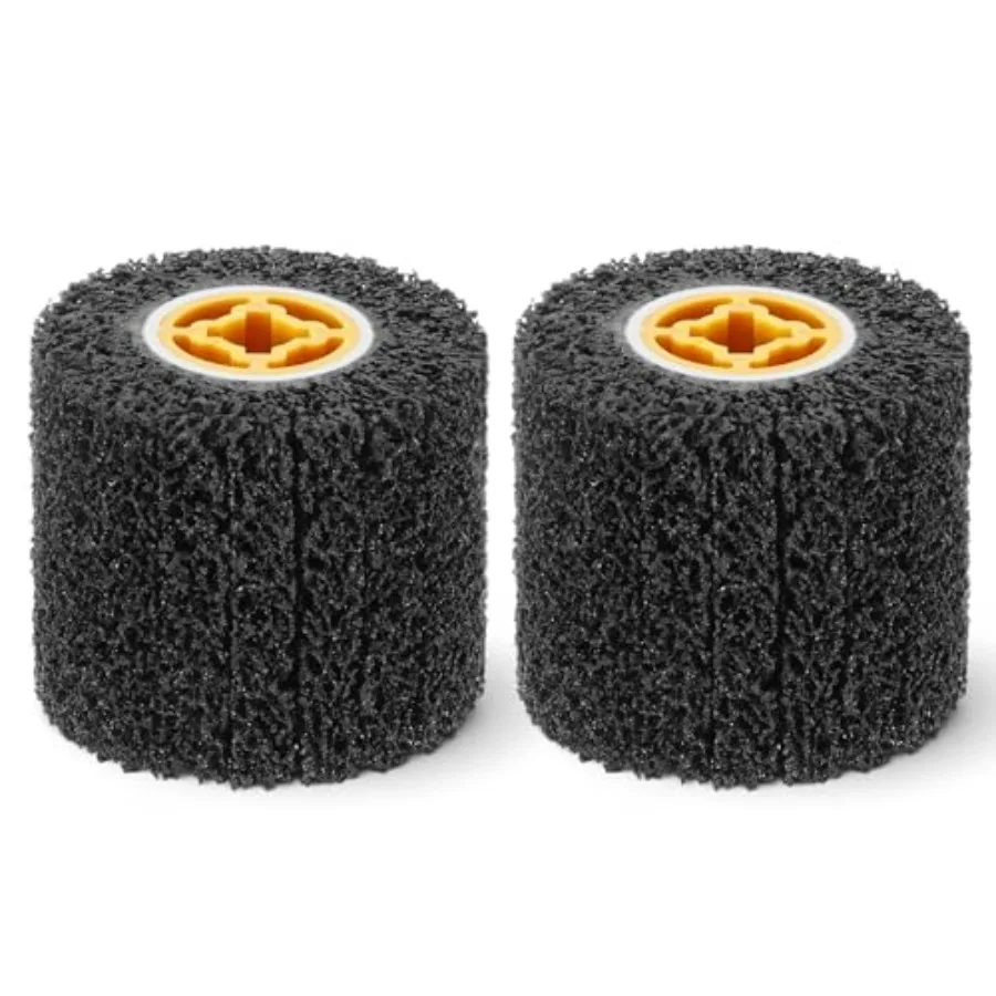 

2 шт. 40-зубчатые абразивные круги для сатинирования и обработки поверхности, 4,5 x 4 дюйма, для шлифовки и придания матового покрытия