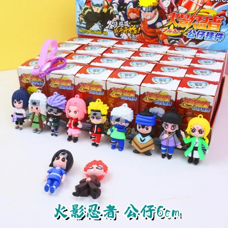 NARUTO Uzumaki Naruto Uchiha Sasuke Cartoon Creative Surprise Blind Box Simple Anime Movie Holiday Gift Doll Pendant Gift Box