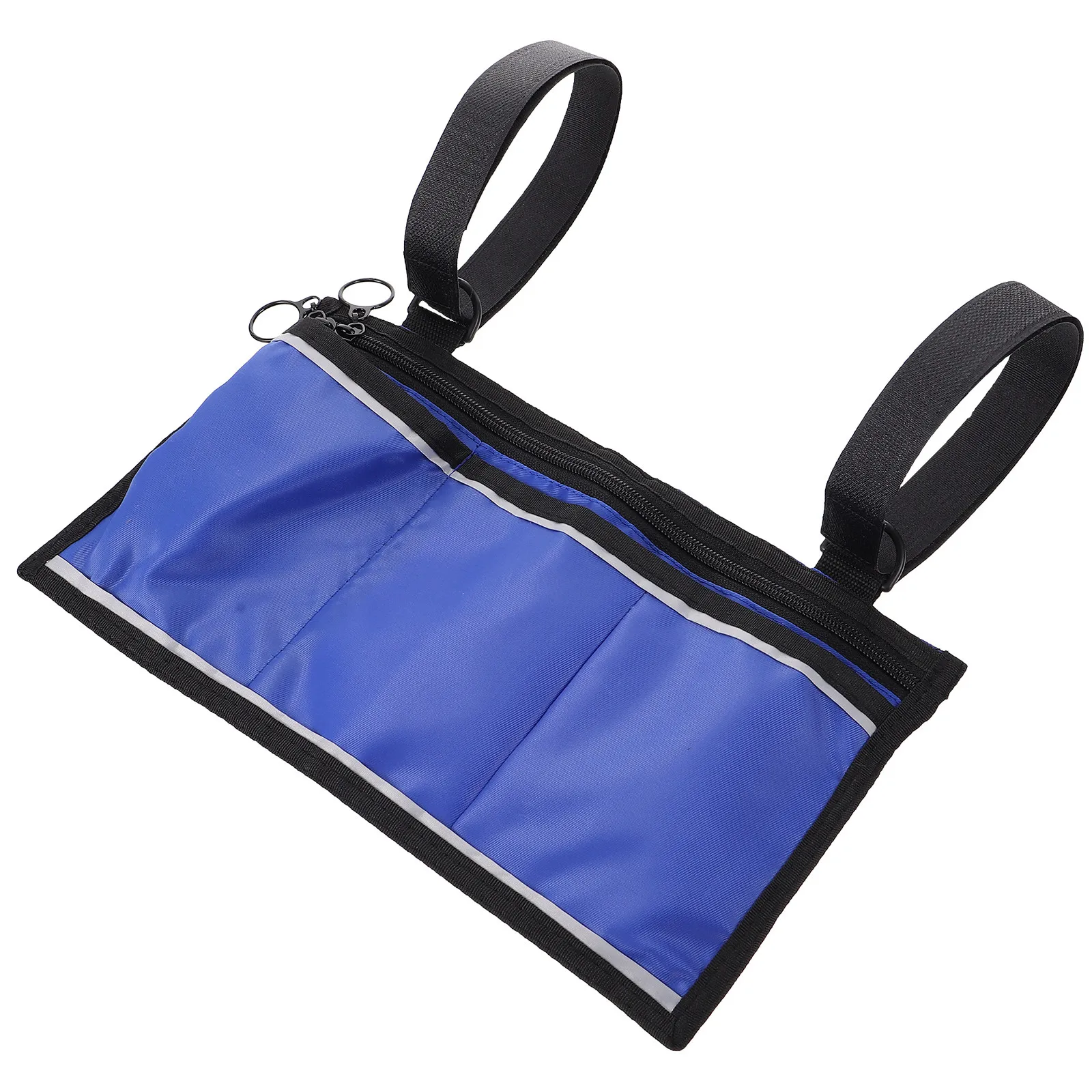 

Wheelchair Organizer Side Pouch Hanging Travel Tote Large Capacity Storage Bag for Mobility Devices Umbrella Phone Bottle Keys