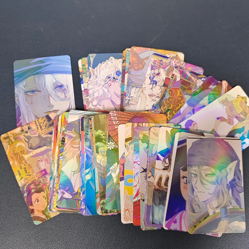 Mononoke ayakashi Manga Lomo tarjeta álbum personajes sesión fotográfica tarjetas de colección 48 unid/set