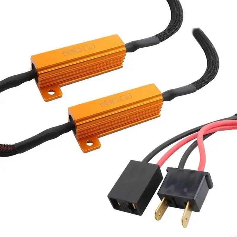 Universal Vehicle LED Decoders Resistor Harness Automotive Lighting Stability Resistor Anti Flicker Module for Vehicle New
