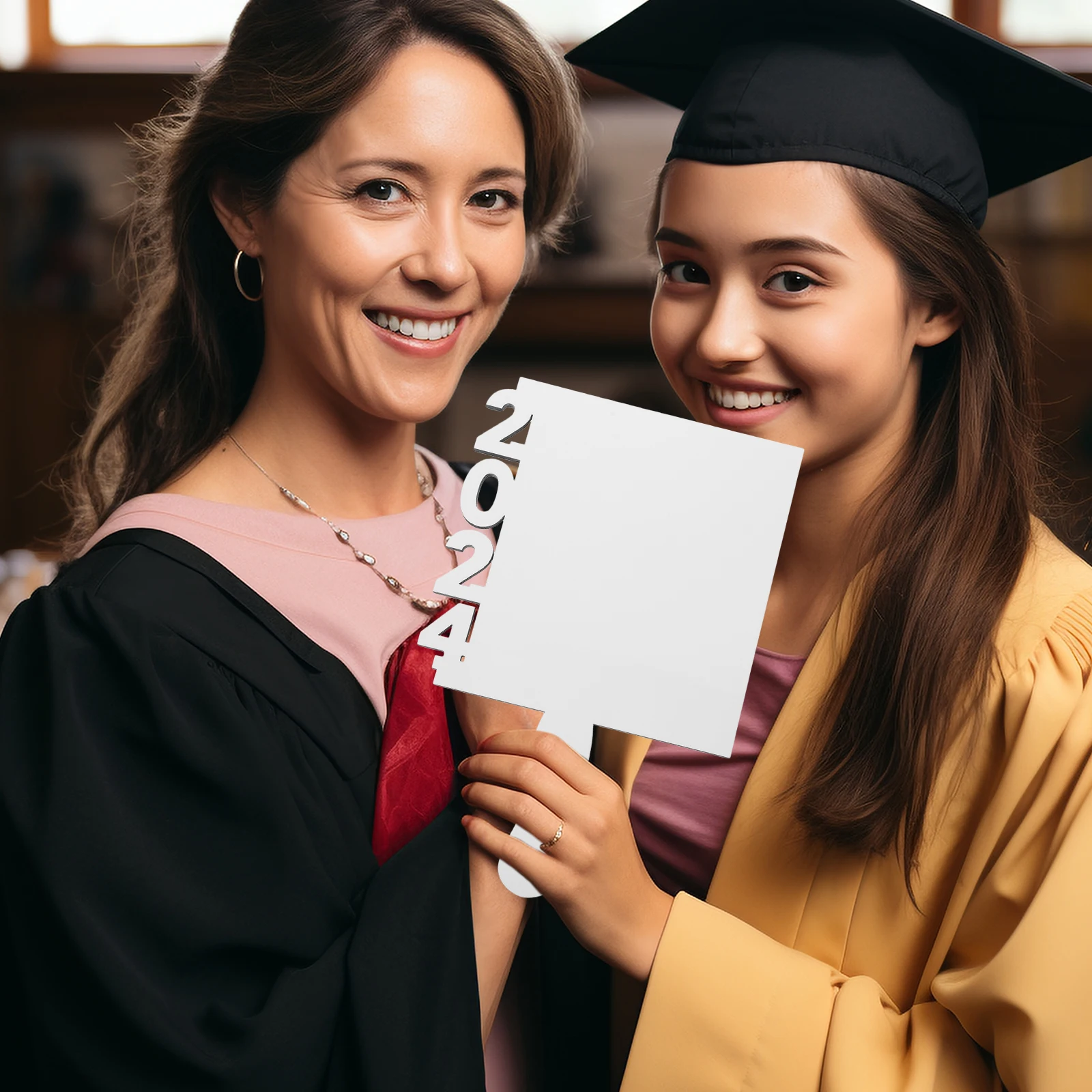 

Sublimation Blank Graduation Photo Frame Heat Transfer DIY Personalized Graduation Decoration Simulation Blank Picture Frame