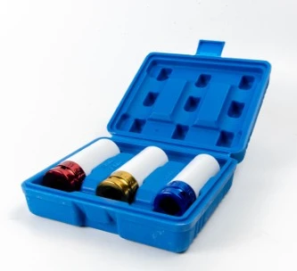 

Набор из 3 головок для гаечного ключа 1/2 дюйма с защитным чехлом для снятия пневматических шин, ремонта автомобильных шин и колесных дисков