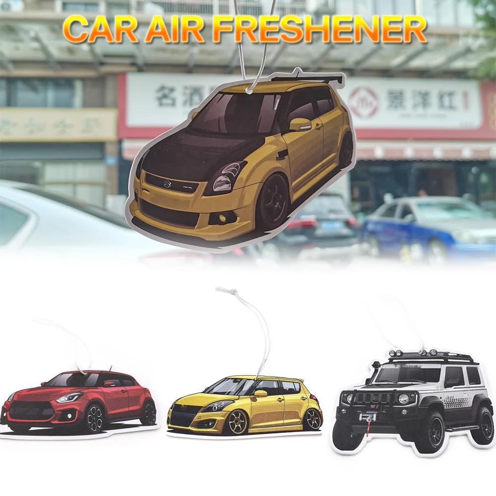 Newest Car Air Freshener Hanging Auto Rearview Mirror Perfume Pendant Solid Paper JDM For SUZUKI SUZUKI Jimmy SWIFT New SWIFT