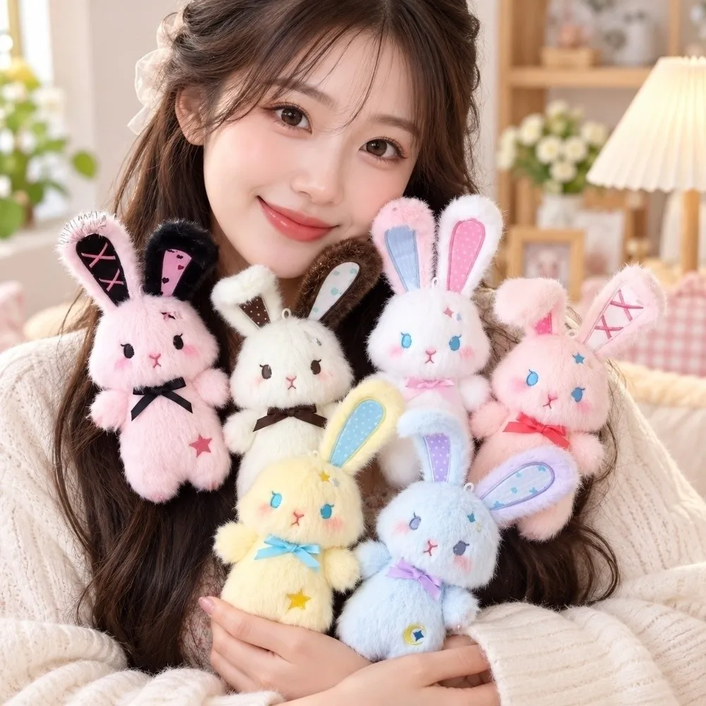 Soft Rabbit Plush Keychain Miniature Size Premium Cotton Astrology Bunny Keychain Lightweight Exquisite Fluffy Bunny Pendant