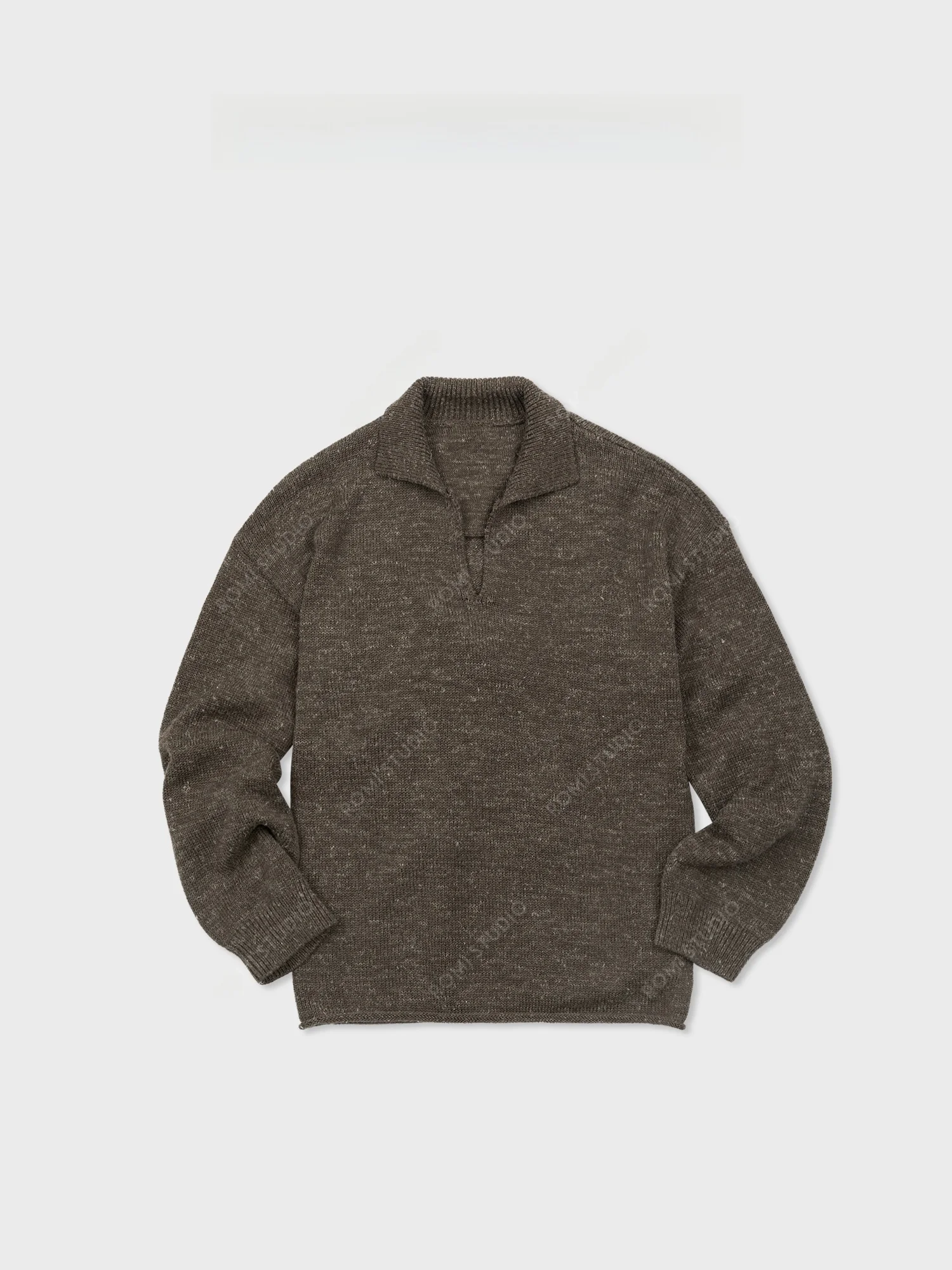 

Romino Studio: Красивый вязаный свитер-худи из мериносовой шерсти и льна с эффектом «капля», повседневный женский трикотажный топ, регулируемая ширина плеч и длина рукавов