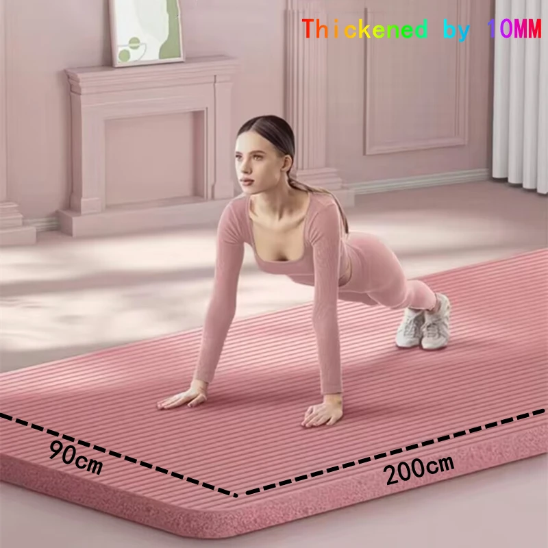 1PCS 200/185x90/80cm Sport Fitness Mat voor Oefening 1mm Yoga en Pilates Yoga Matten Anti-slip Gymnastiek Mat Fitnessapparatuur