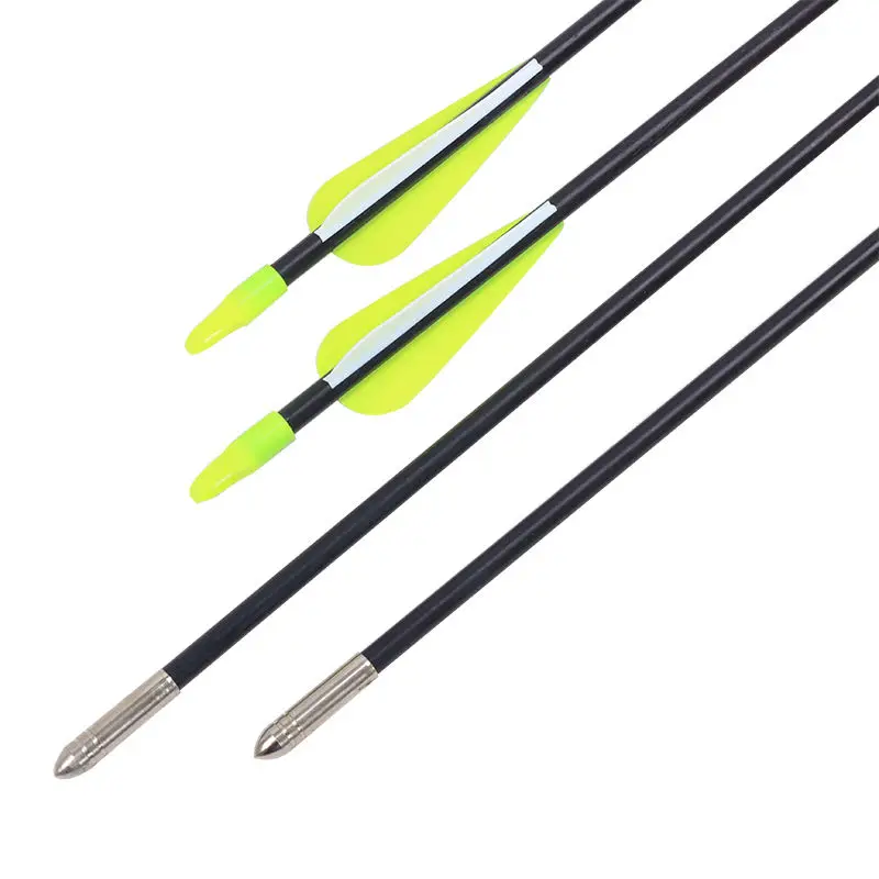 Archery 30inch Fiberglass Arrows Shaft DIY Arrow Rod O.D 6/7/8mm for Hunting Shooting Recurve Compound Traditional Longbow Accy images - 6