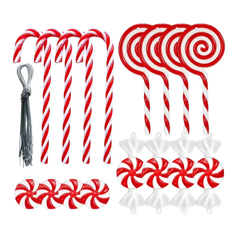 

Christmas Candy Pendant 16X Twisted Candy Craft Christmas Party Ornaments Candy Craft Christmas Party Decoration For Christmas
