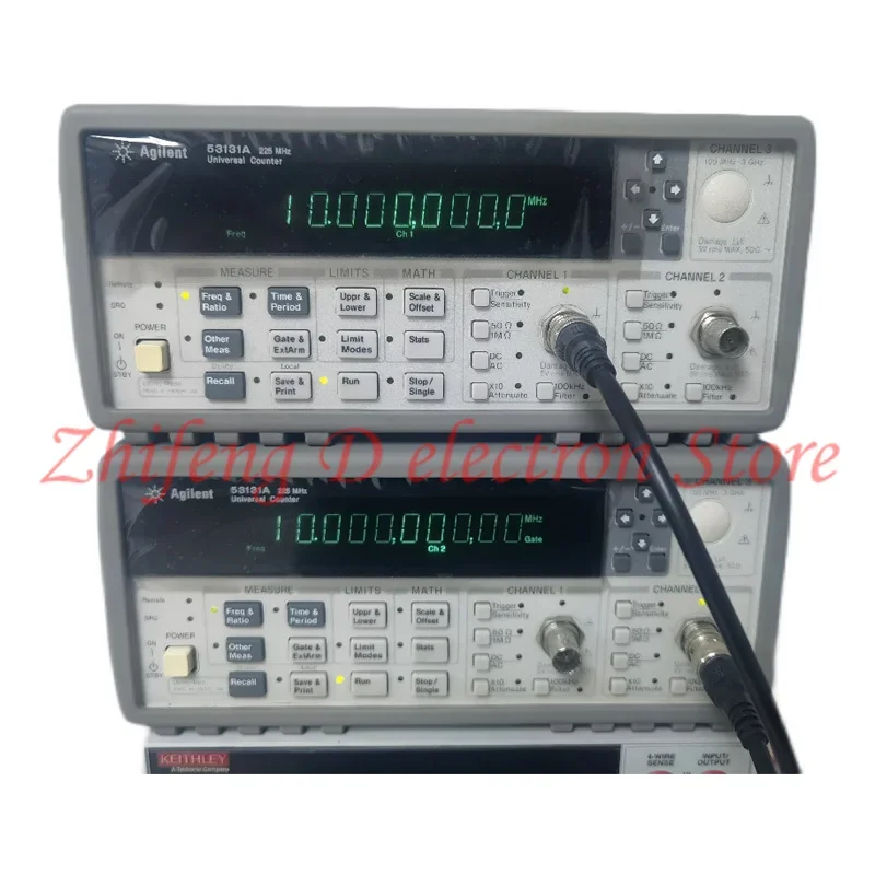 Agilent HP53131A Frequency Meter, high precision digital general purpose counter, up to 200 measurements/sec on GPIB