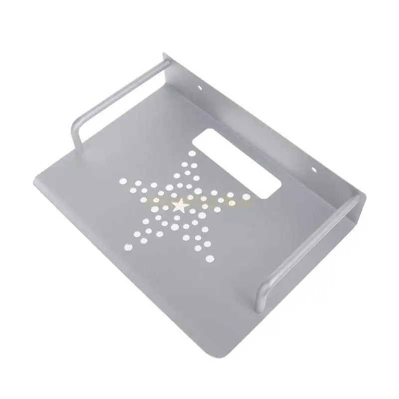 F62C 범용 미니 프로젝터 트레이 브래킷 벽 알루미늄 홀더 스피커 스탠드 벽 마운트 박스 라우터 브래킷