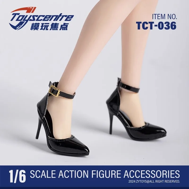 Toys Centre TCT-036 1/6 Female Soldier Trend Pointed Sandals Buckle High Heeled Model Fit 12'' Action Figure Body In Stock