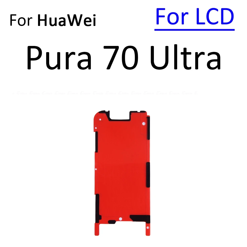 الغطاء الخلفي شاشة الكريستال السائل ملصق الشاشة لاصق شريط لاصق لهواوي P50 Pocket 2 S Pura 70 Pro Plus Ultra استبدال أجزاء
