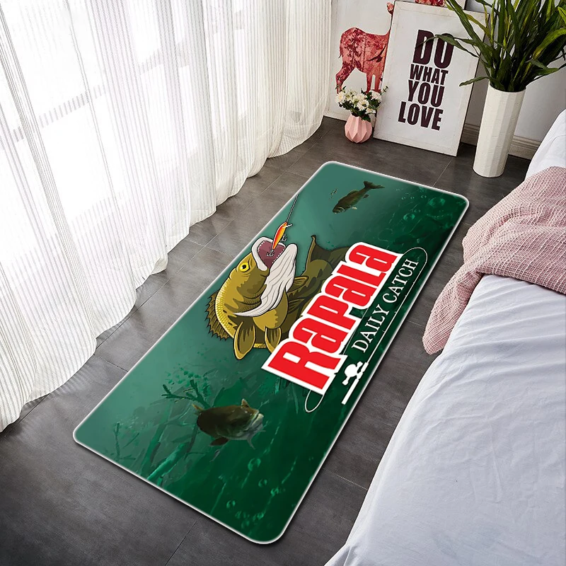 Rapala Floor Mats Prayer Rug Entrance Doormat Balcony Decorations Long Corridor Carpet Anti Slip Mat Doormats Kitchen Decoration