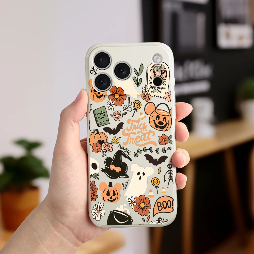 حافظة هاتف على طراز الهالوين لهاتف iPhone17 ProMax 17 Air 16 15 14 13 12 11 Pro Max XS Max7 8 Plus 16e 16 Plus غطاء من البولي يوريثان #6