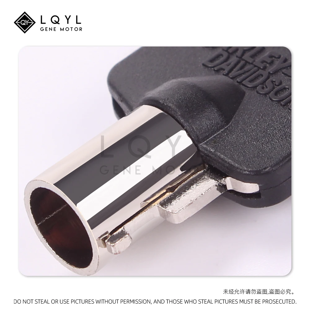 LQYL-llave en blanco para Harley Touring Street Glide Road King Dyna Softail Fat Boy v-rod XL 883 1200 X4, nueva