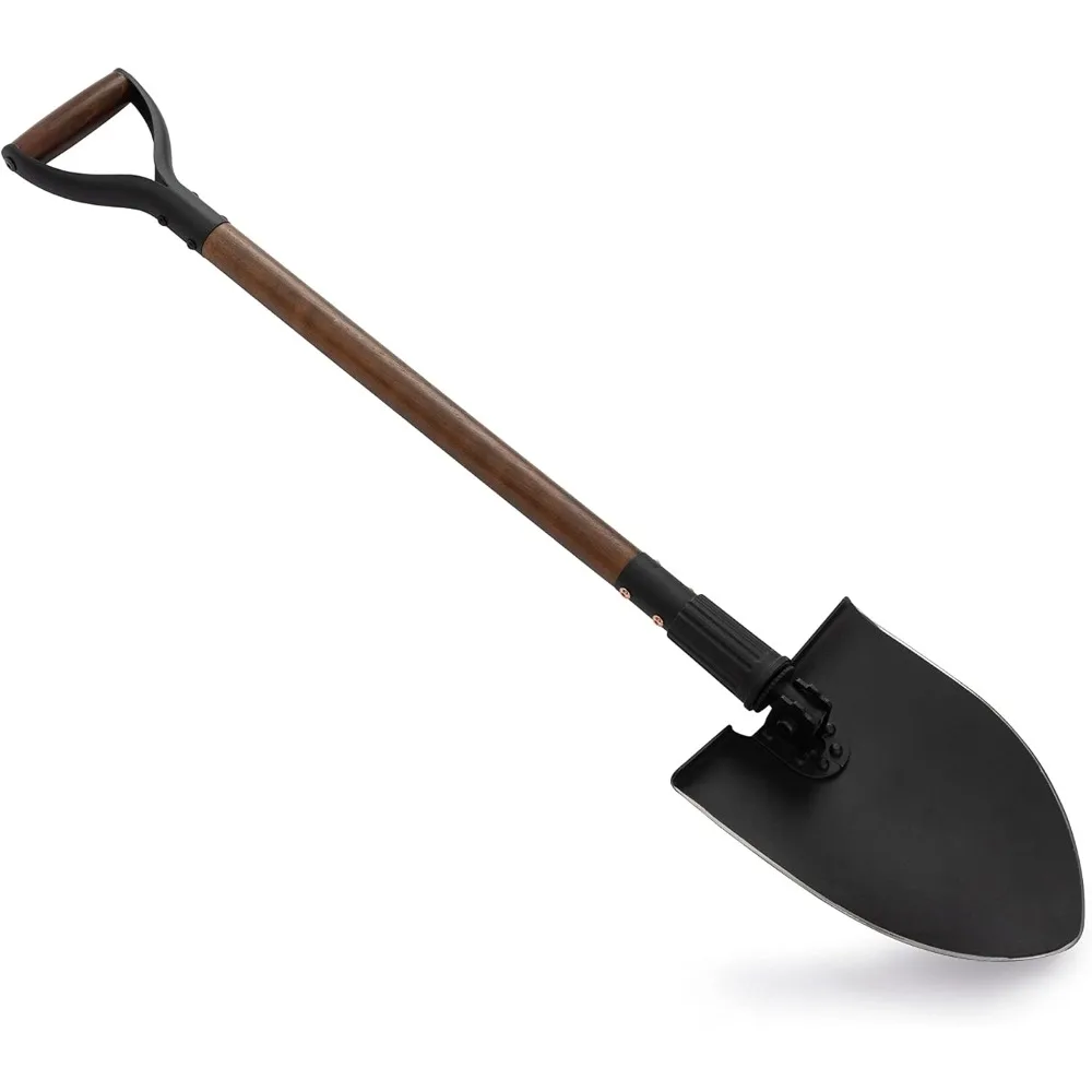 

Compact Folding Shovel with Steel Blade - Ideal for Outdoor Digging, Fire Pits, and Camping Adventures