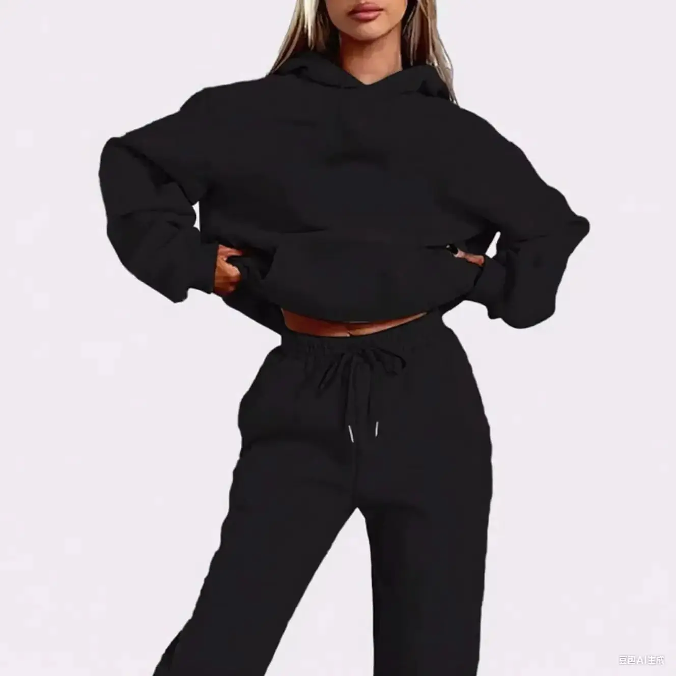 2024 Hot Sale Women Fashion Tracksuit Hoodies and Sweatpants High Quality Ladies Daily Casual Sports Jogging Suit Hooded Outfits